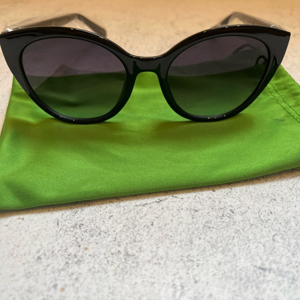 NEW Kate Spade Cat Eye Black Sunglasses